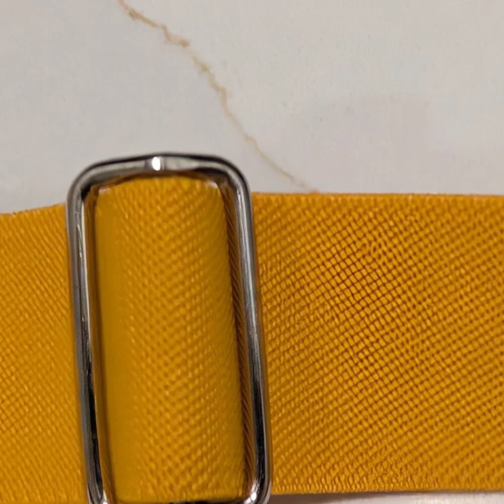 Adidas Baseball Softball Belt One Size Stretch Youth Yellow Logo EUC no flaws